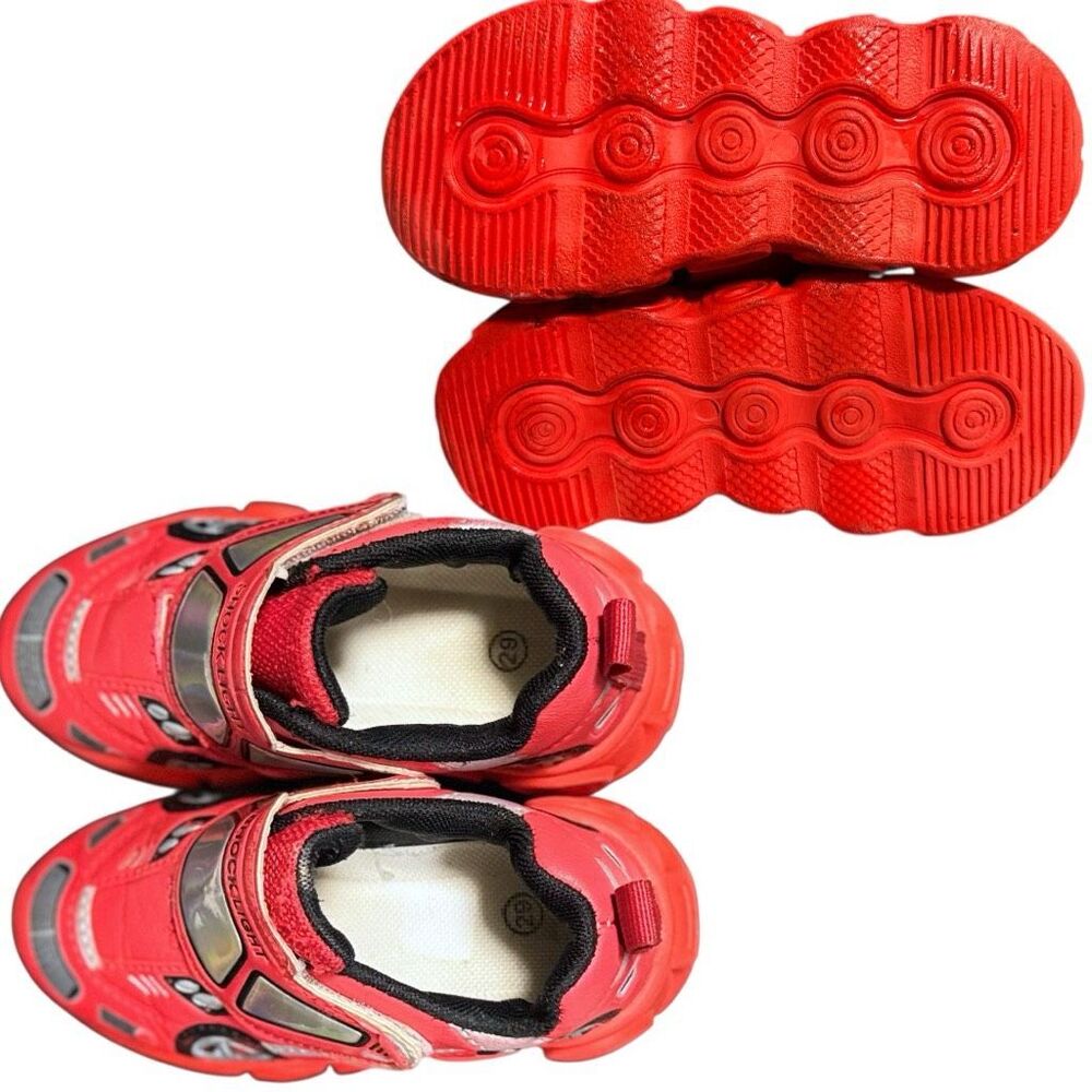 Toddler Boys Race car Sneaker Shoe Bundle Lot Size 11 - Picture 9 of 15